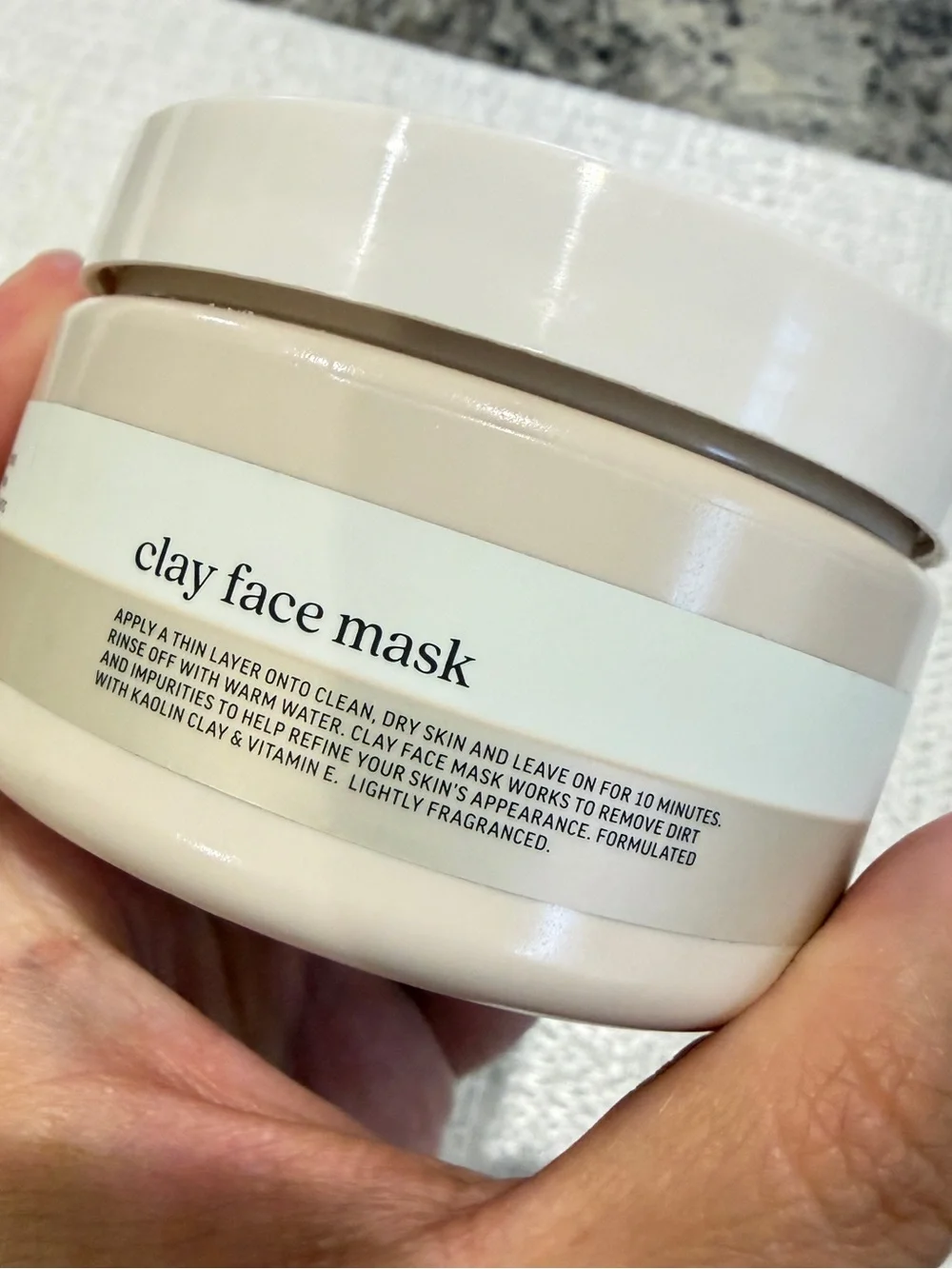 Bath & Body Works Clay Face Mask with Kaolin Clay & Vitamin E 5oz. NWT